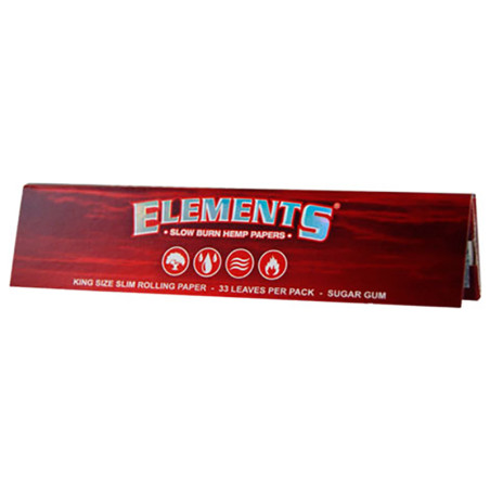 Elements 33 feuilles à rouler King Size Slim Red