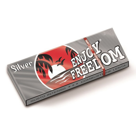 Enjoy Freedom 50 feuilles à rouler Regular fenêtre simple Silver