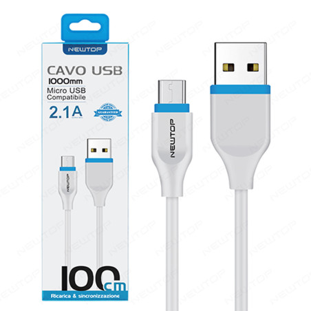 Newtop cavo de alimentazione USB – Micro USB 1 mt