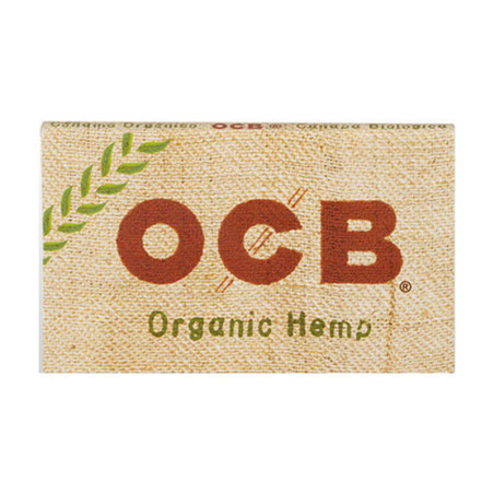 Ocb 100 feuilles à rouler Regular double fenêtre Organic Hemp