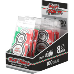 PoP Filters 8 mm Regular pouch 100 pcs