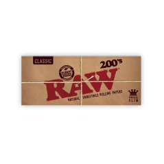 Raw 200 feuilles à rouler King Size Slim Classic