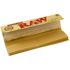 Raw 32 feuilles à rouler King Size Slim Organic Hemp + filtres en carton