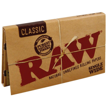 Raw 100 feuilles à rouler Regular double fenêtre Classic
