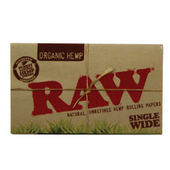 Raw 100 Blättchen Regular Doppelfenster Organic Hemp