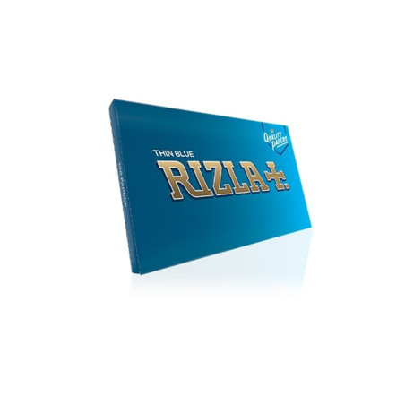 Rizla 100 feuilles à rouler Regular double fenêtre Blue