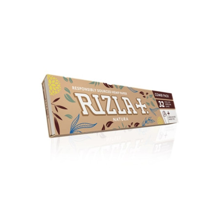 Rizla 32 rolling papers King Size Slim natural + 32 filters cardboard