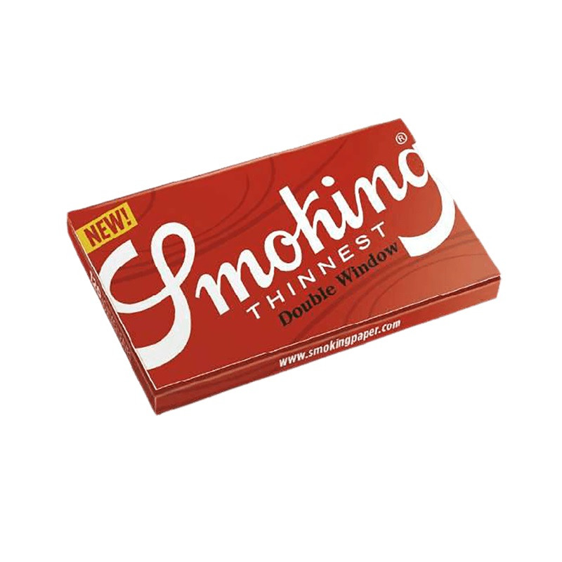 Smoking 120 feuilles à rouler Regular double fenêtre Thinnest Smoking 120 feuilles à rouler Regular double fenêtre Thinnest
