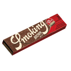 Smoking 33 rolling papers King Size Slim Brown + 33 filters cardboard