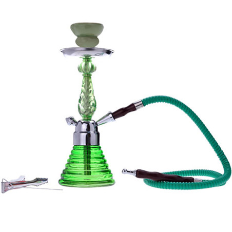 Champ Shisha glass 32 cm Liberia green 40508008