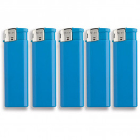 Ciao lighter piezo refillable solid Blue