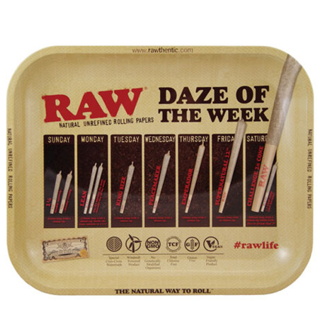 Raw rolling tray daze Large