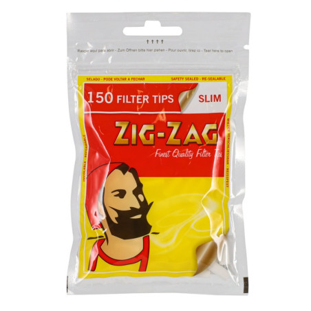 Zig-zag 150 filtres Slim en sachet