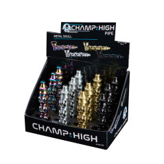 Champ Pfeife Wasser aus Metall 8 cm 40506224